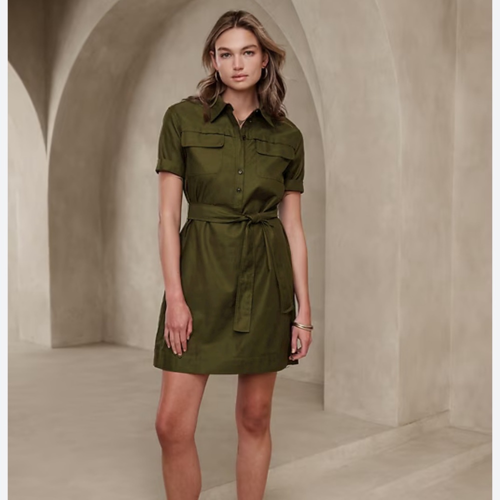 Banana Republic Utility ShirtDress